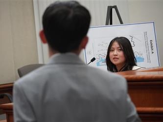 students speaking