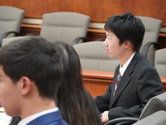 students sitting