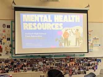 WISP Presents Mental Health Resources to the Antioch Peer Advocates