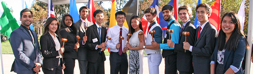 Model United Nations gavel winner
